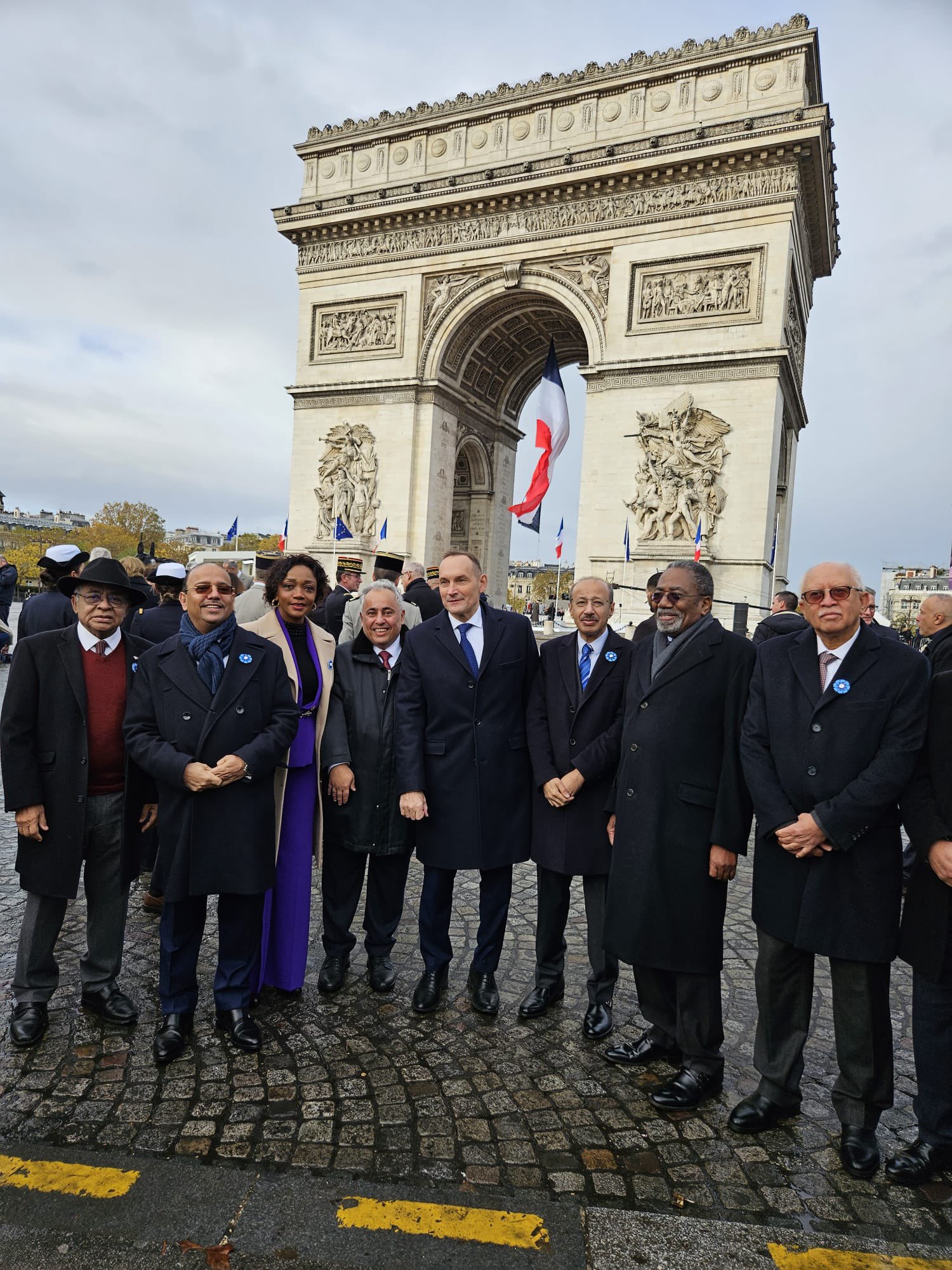 Rodolphe Adada invité à la cérémonie marquant le 105e anniversaire de l'Armistice du 11 novembre 1918